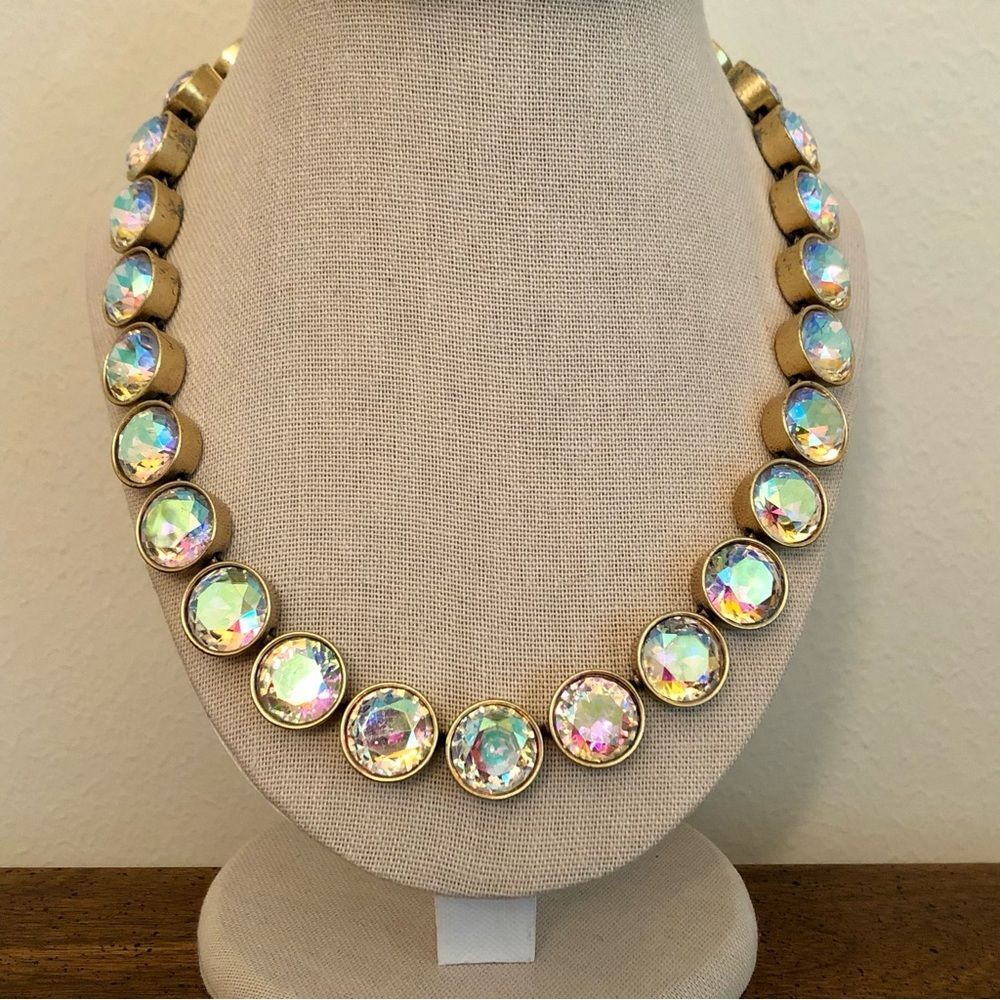 J.Crew | Brulee Iridescent Collar Necklace | 17” Adjustable
